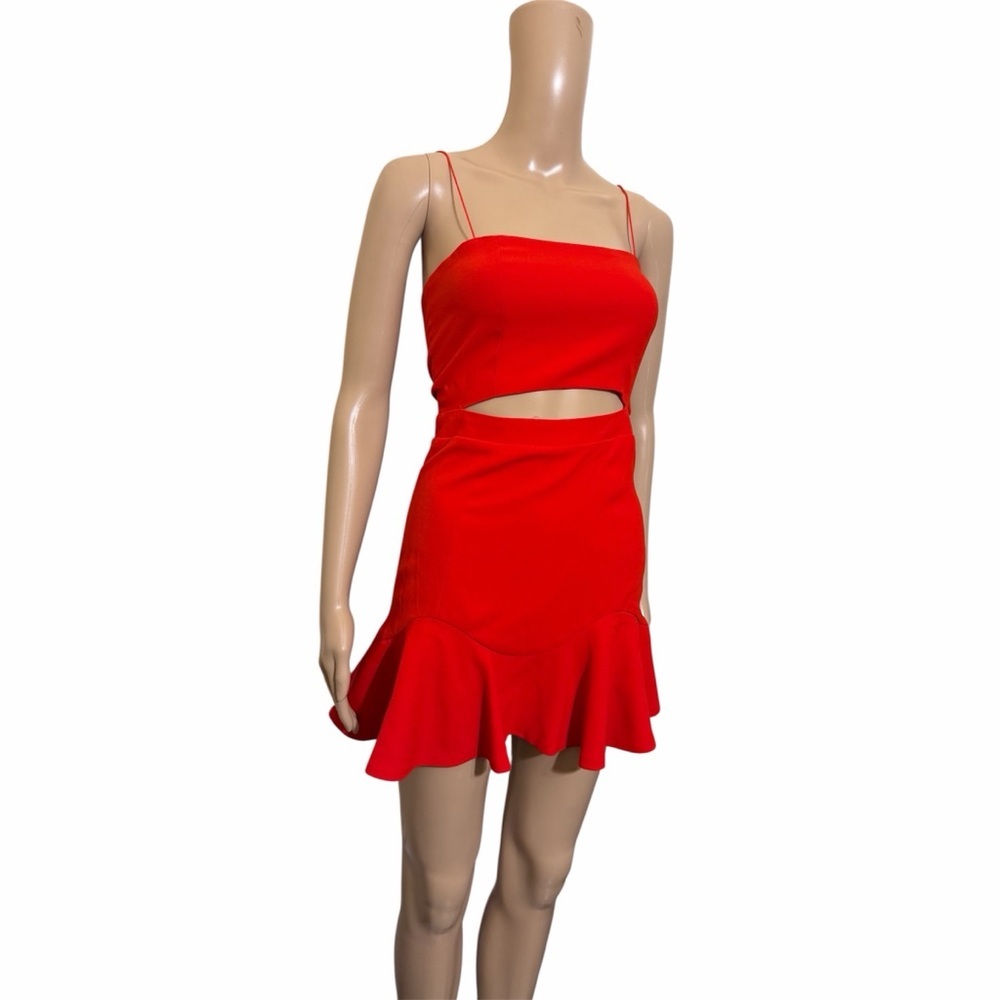 White Fox Red Mini Dress - Picture 4 of 8